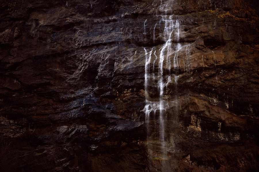Mountain Photograph - Staubbach Waterfall #7 by Svetlana Sewell