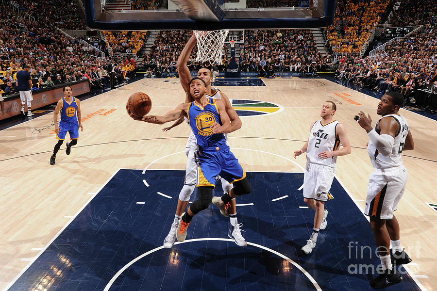 Stephen Curry #7 Photograph by Andrew D. Bernstein