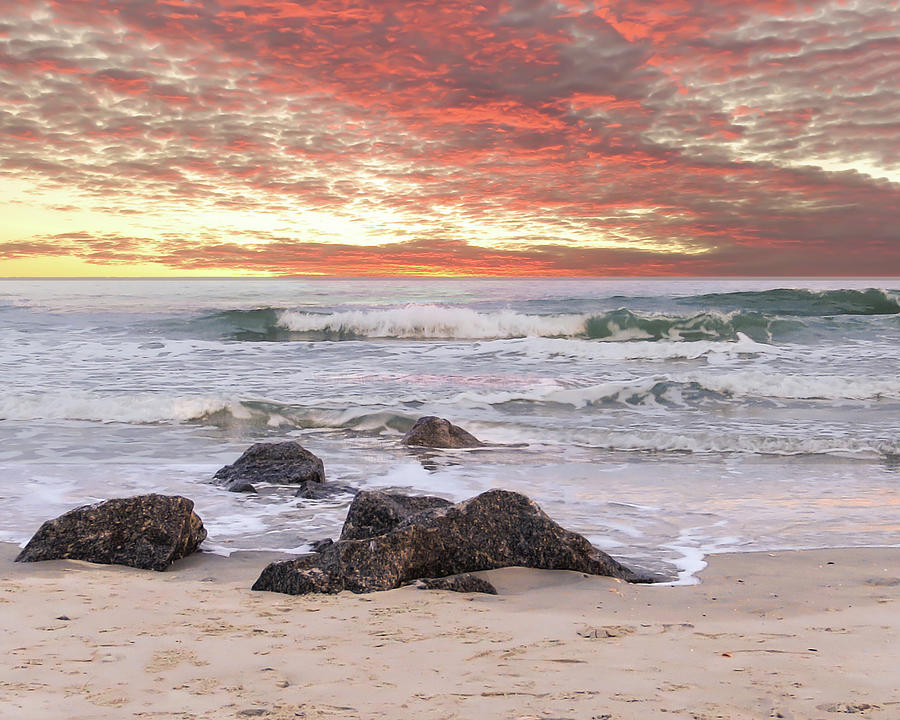 Beach Photograph - Sunrise #7 by Terry Shoemaker