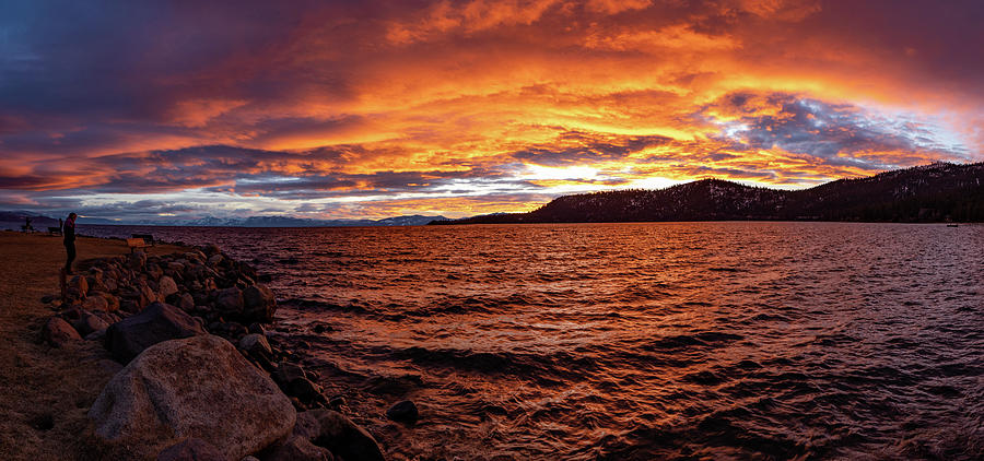 Tahoe Sunset #7 Photograph by Martin Gollery