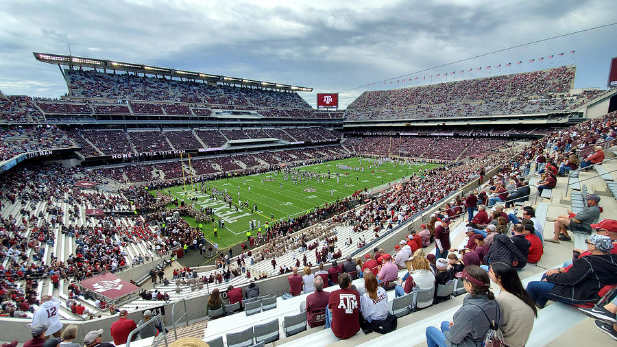 Texas A M Stadium Panorama #7 Photograph by Kenny Glover