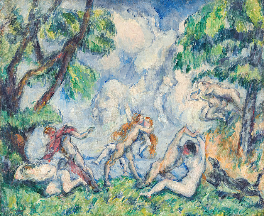 Paul Cezanne Painting - The Battle of Love #7 by Paul Cezanne