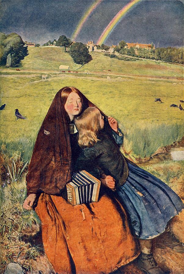 The Blind Girl Painting by John Everett Millais - Fine Art America