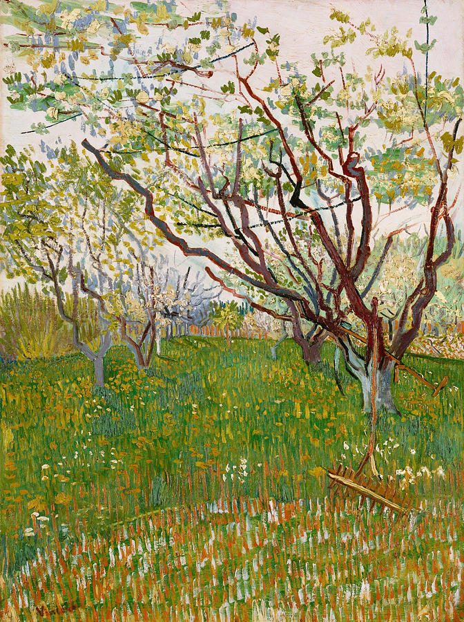 Vincent Van Gogh Painting - The Flowering Orchard  #7 by Vincent van Gogh