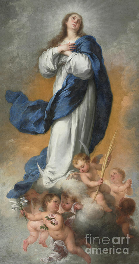 The Immaculate Conception Painting by Bartolome Esteban Murillo