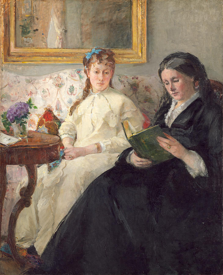 The Mother and Sister of the Artist #8 Painting by Berthe Morisot