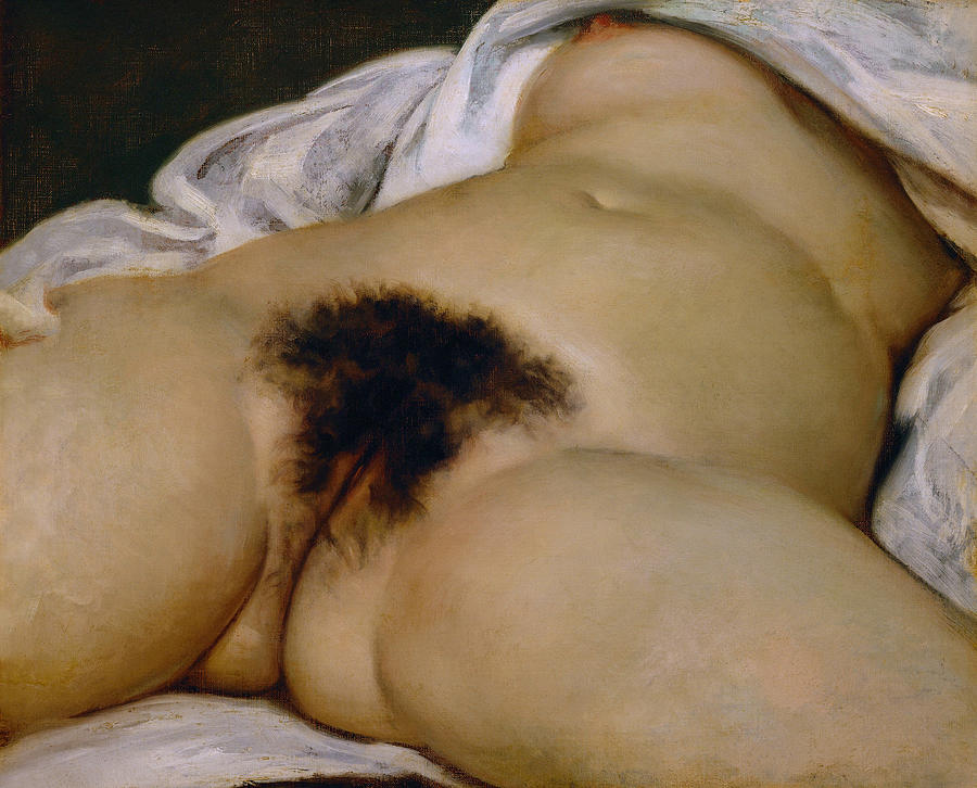 Gustave Courbet  Painting - The Origin of the World by Gustave Courbet by Mango Art