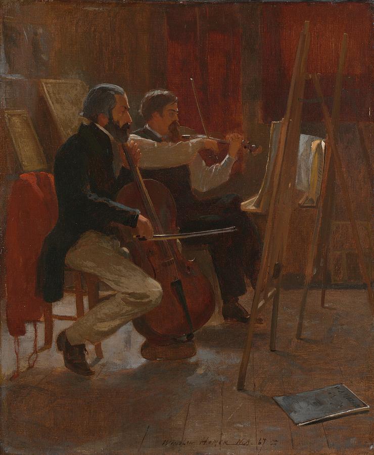 The Studio Painting by Winslow Homer