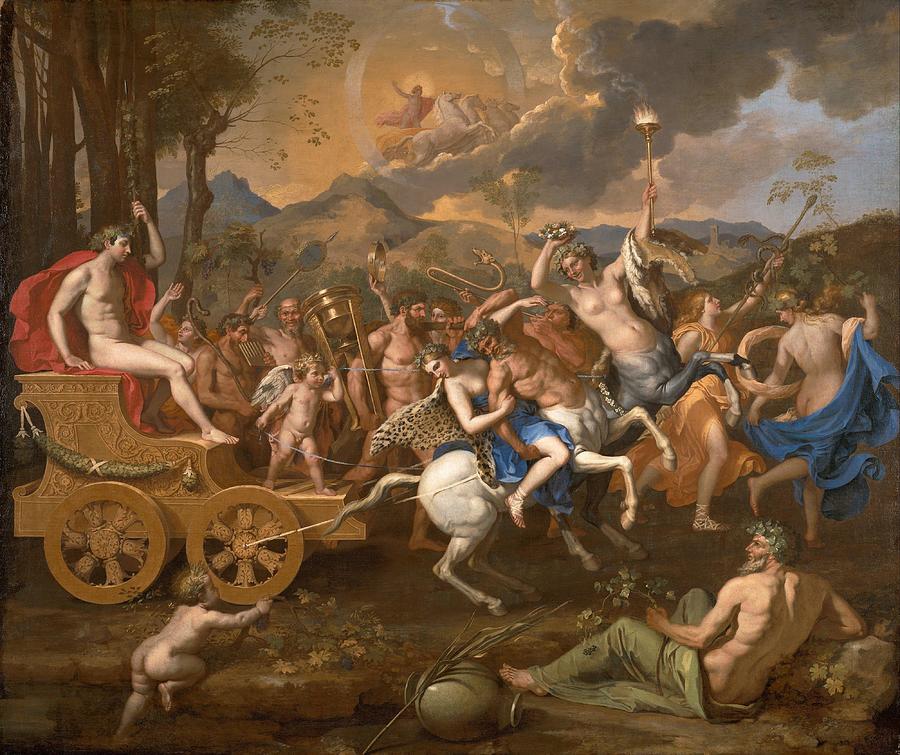 Bacchus Painting - The Triumph of Bacchus #5 by Nicolas Poussin