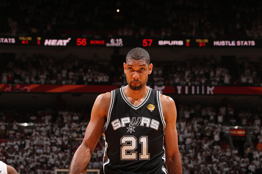 Tim Duncan #7 Photograph by Nathaniel S. Butler