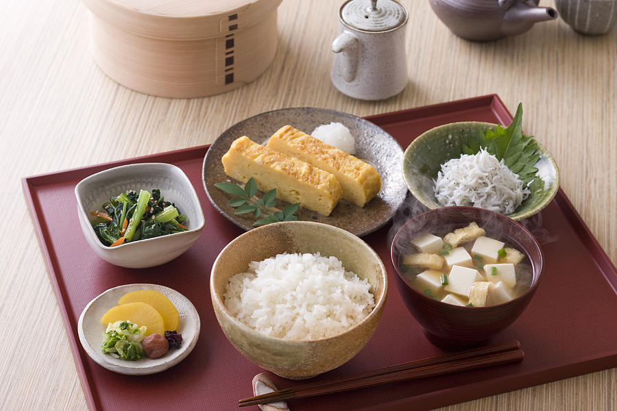 Traditional Japanese Breakfast #7 Photograph by Mixa