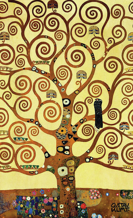Gustav Klimt Painting - Tree of life #7 by Gustav Klimt
