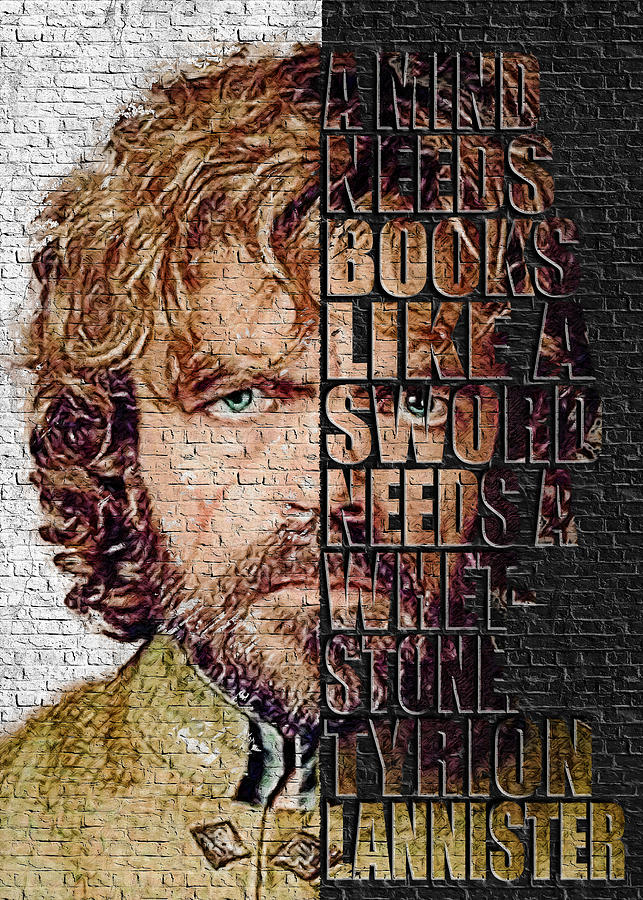 TYRION LANNISTER A GAME OF THRONES Poster Photo Painting on CANVAS Wall Art 