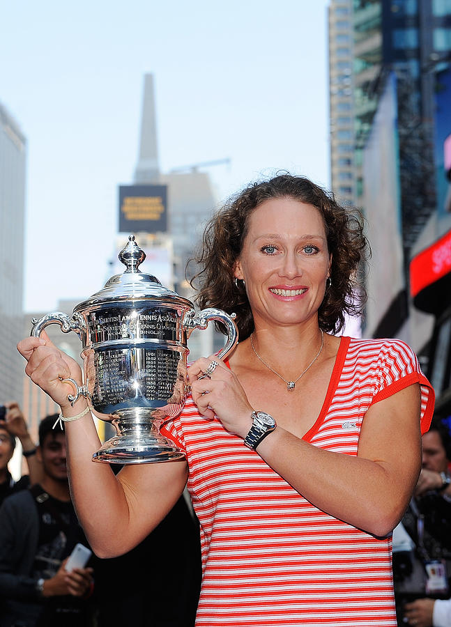 U.S. Open Champion Samantha Stosur In Times Square #7 Photograph by Patrick McDermott