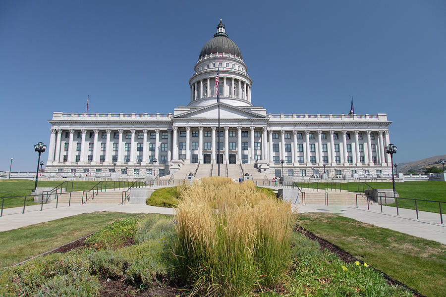 Utah state capitol building Photograph by Eldon McGraw - Fine Art America