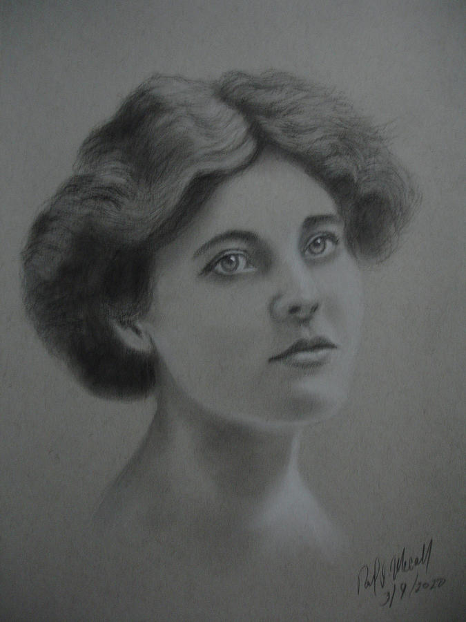 Victorian Girl Drawing by Paul McCall - Fine Art America