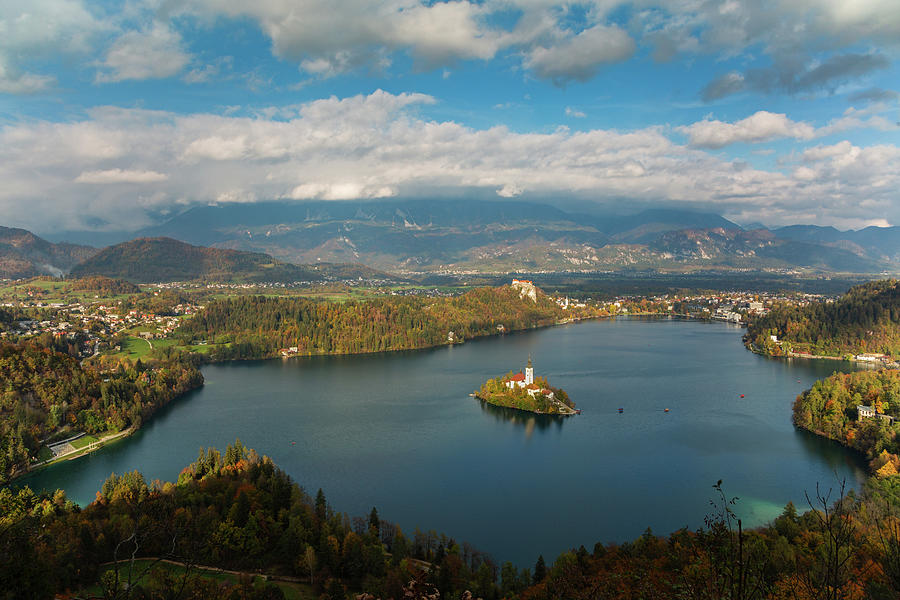 View of Lake Bled from Mala Osojnica #7 Photograph by Ian Middleton