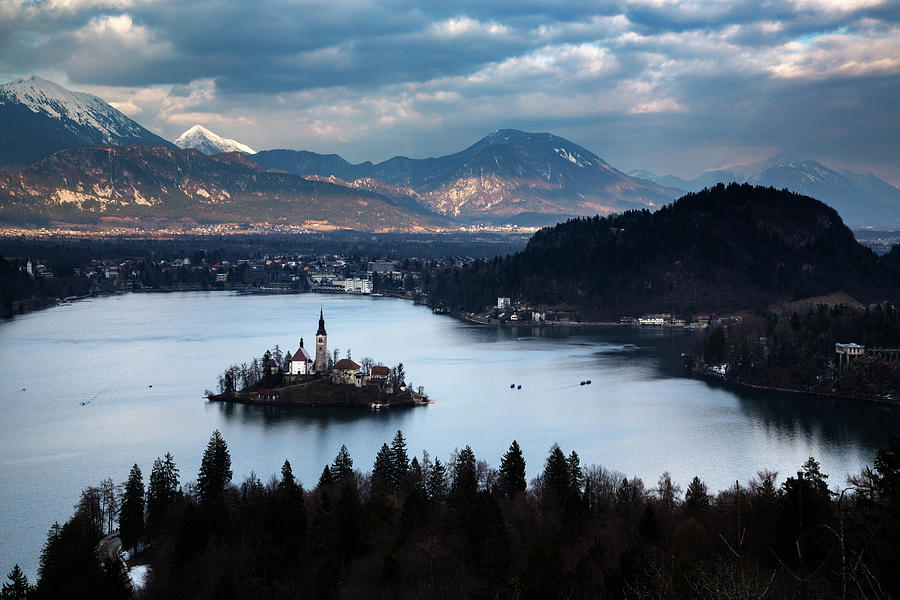 View of Lake Bled from Ojstrica #7 Photograph by Ian Middleton