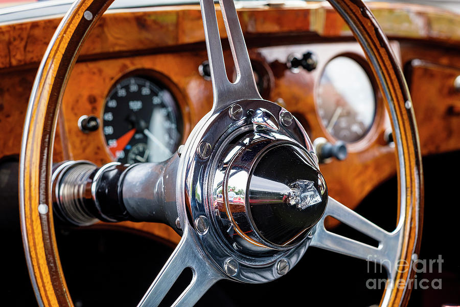 Vintage Jaguar Automobile #7 Photograph by Raul Rodriguez