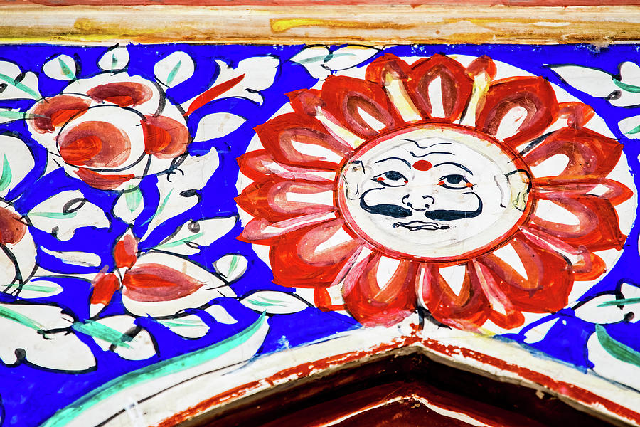 Wall painting from Nawalgarh, Rajasthan #7 Photograph by Lie Yim