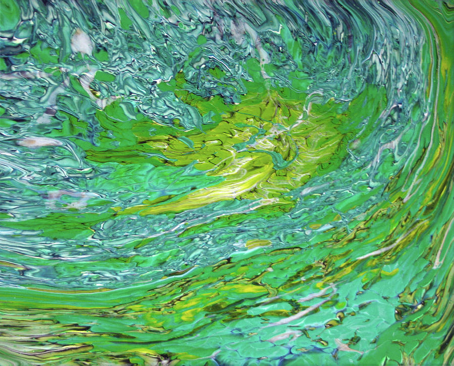 Water  World #7 Painting by Diane Goble