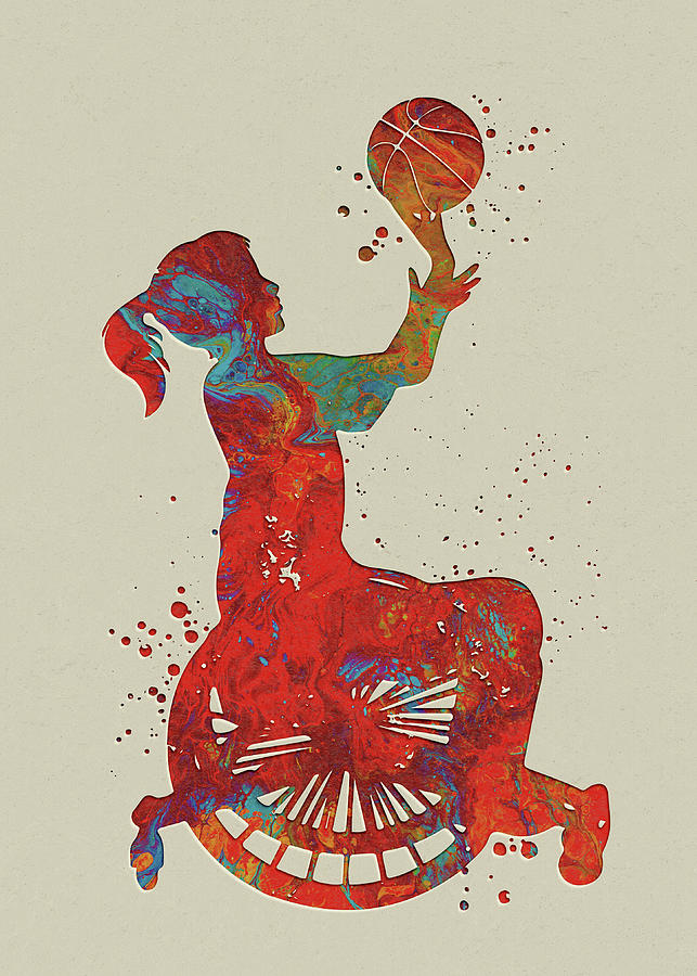 Art Basketball Brooklyn Nets Youth T-Shirt by Leith Huber - Fine Art America
