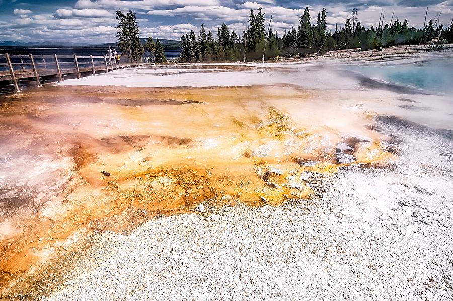 West Thumb Geyser Basin, Yellowstone National Park, Wyoming. #7 Photograph by Alex Grichenko