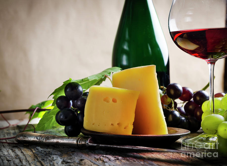 Wine and cheese #5 Photograph by Jelena Jovanovic