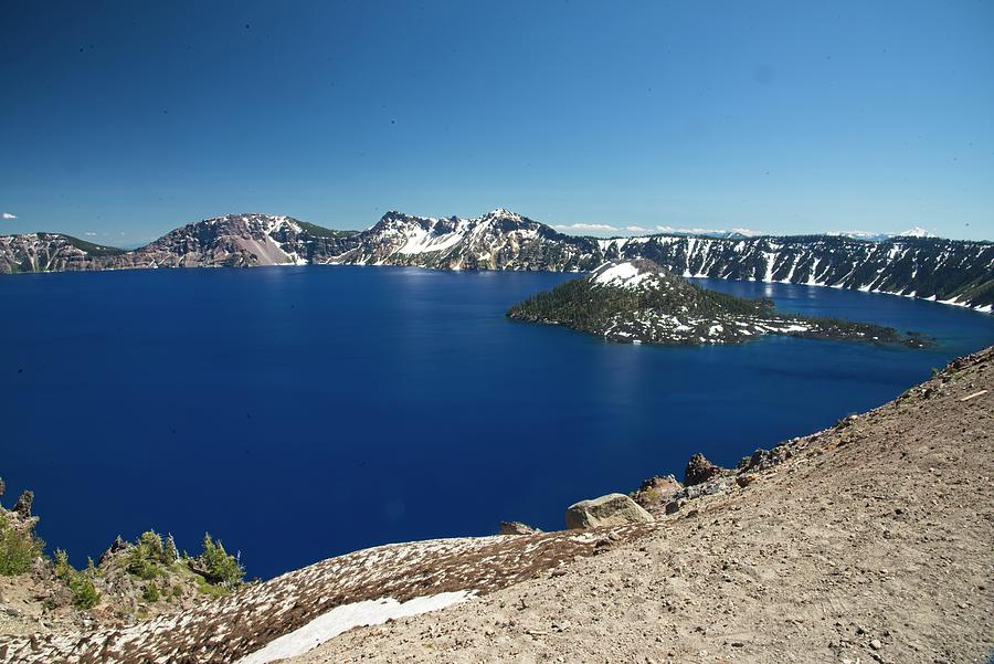 Wizard Island in Crater Lake #8 Photograph by Walt Sterneman