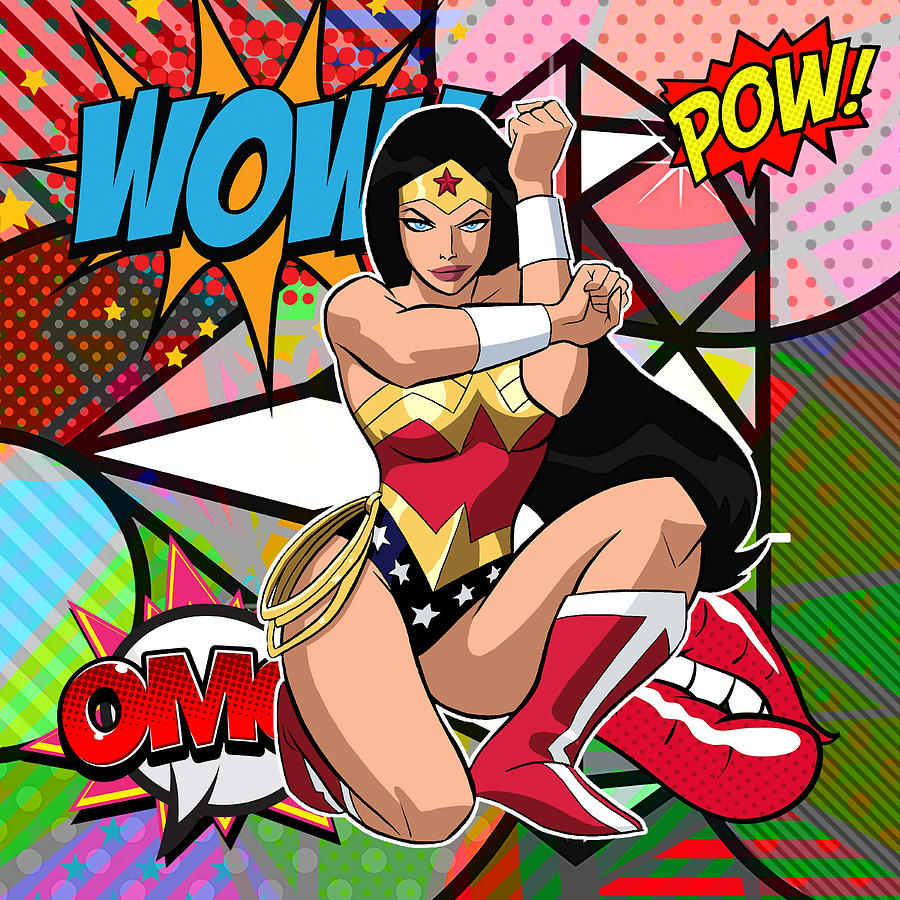 Wonder Woman #7 Mixed Media by Marvin Blaine