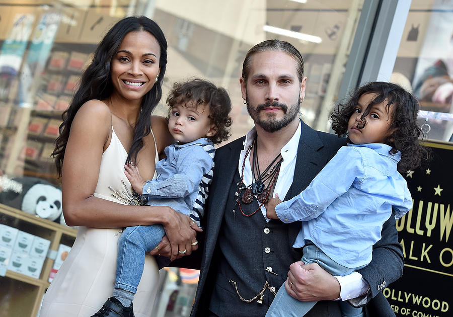 Zoe Saldana Honored With A Star On The Hollywood Walk Of Fame #7 Photograph by Axelle/Bauer-Griffin