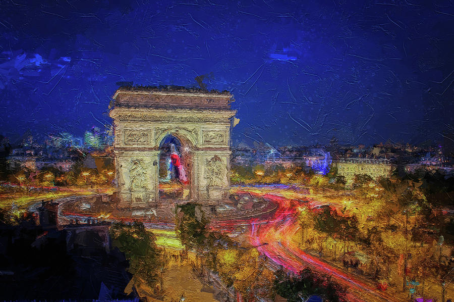 Paris is Forever #70 Digital Art by TintoDesigns