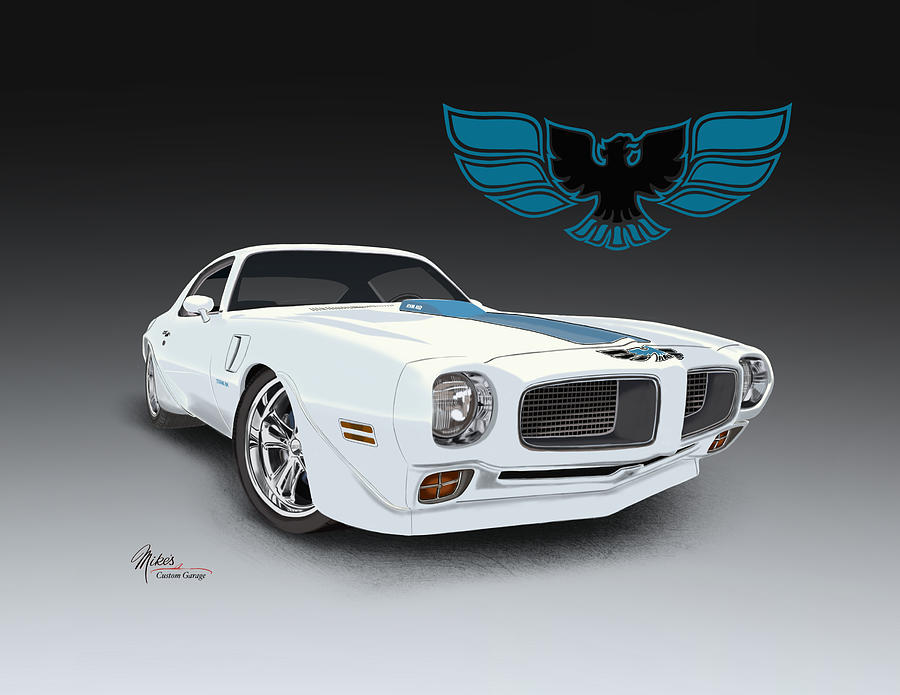 70 Pontiac Trans Am Digital Art by Michael Voth - Fine Art America