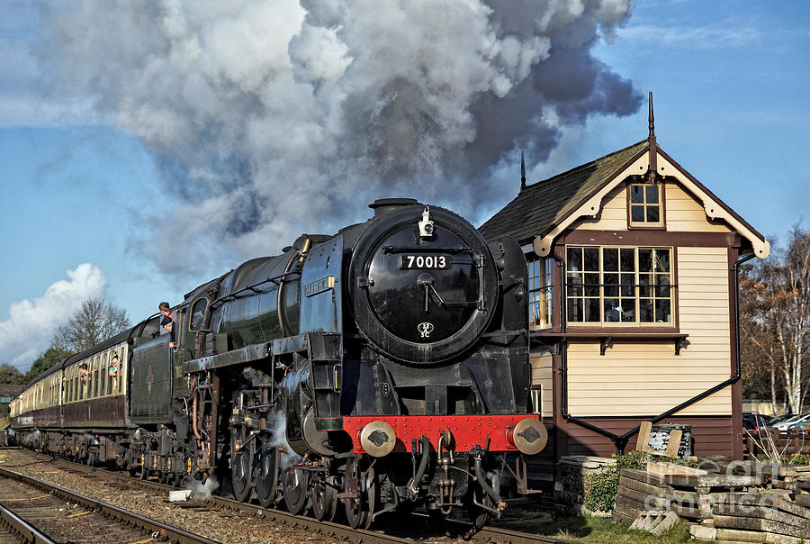 70013 Oliver Cromwell At Quorn And Woodhouse. Photograph