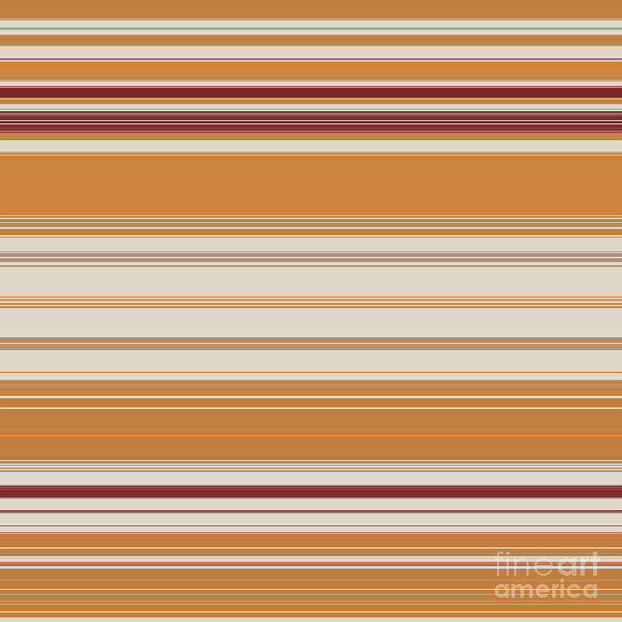 70s Vibe Stripes Digital Art