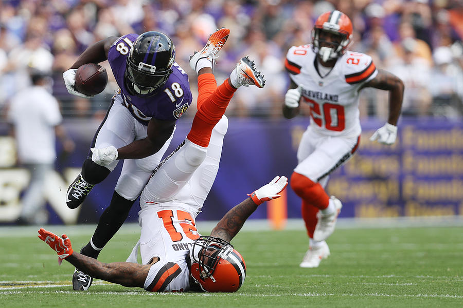 Cleveland Browns v Baltimore Ravens #71 Photograph by Patrick Smith