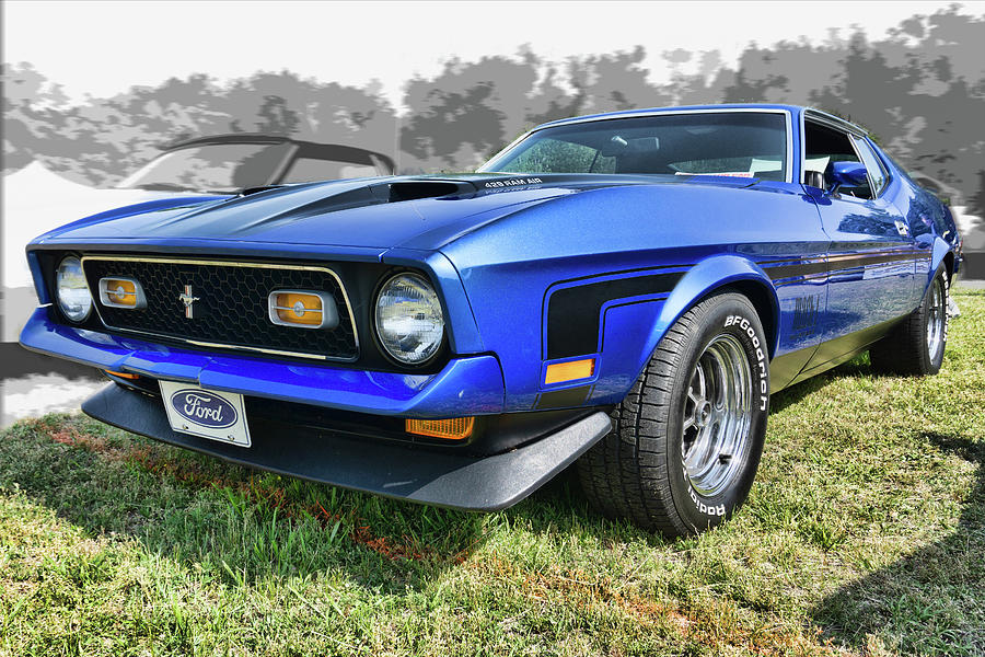 '71 Ford Mustang Mach 1 Photograph by Daniel Adams - Pixels