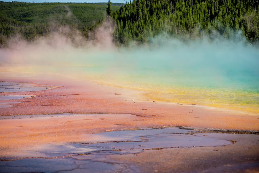 Grand Prismatic Spring in Yellowstone National Park #71 Photograph by Alex Grichenko
