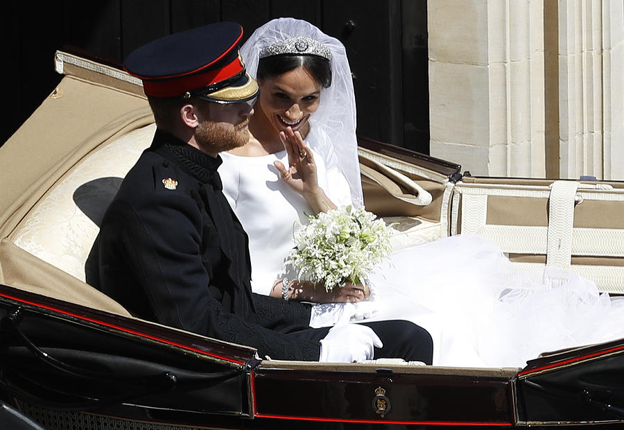 Prince Harry Marries Ms. Meghan Markle - Windsor Castle #72 Photograph by WPA Pool