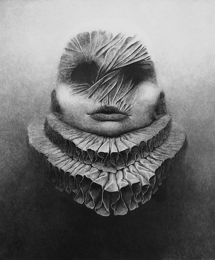 Zdzislaw Beksinski Painting by Noureddine Laaroussi - Fine Art America