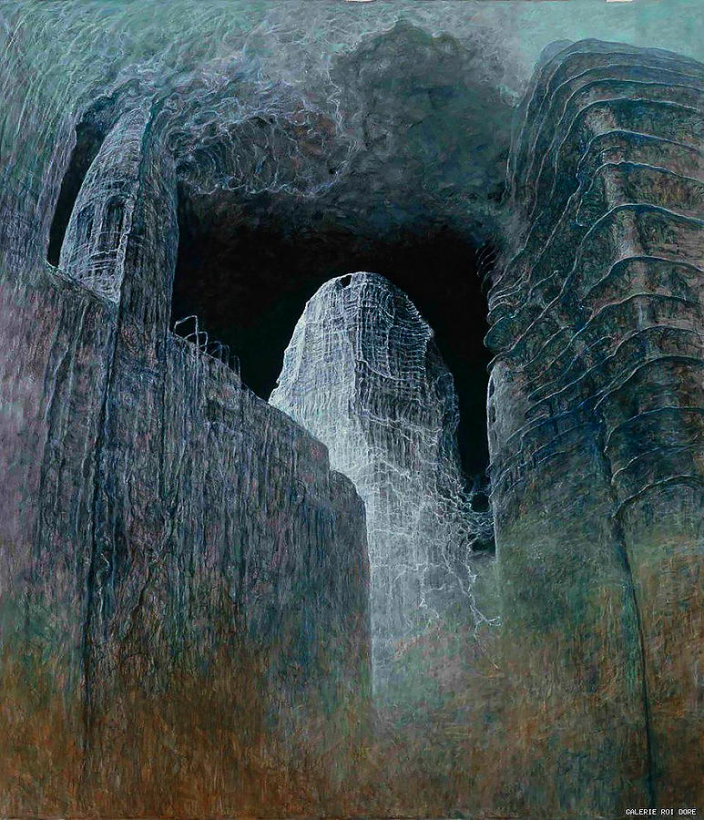 Zdzislaw Beksinski Painting by Vintage Illustrations - Fine Art America