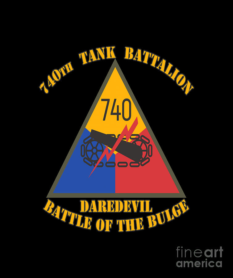 740th Tank Battalion Historical War Heroes Digital Art by Artwork Lucky ...