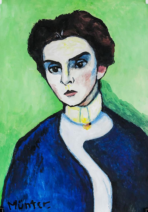 Gabriele Munter Painting by Henri Karimi - Fine Art America