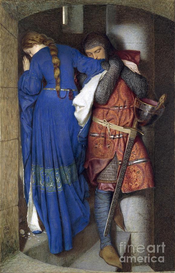 75. Hellelil and Hildebrand, the Meeting on the Turret Stairs Painting by Treasured Art Gallery
