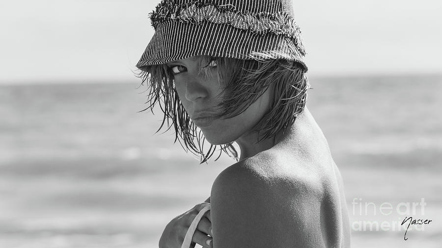 7536 Babe Model Actor Rachael enjoying Delray Beach Photograph by Amyn Nasser Fashion Photographer