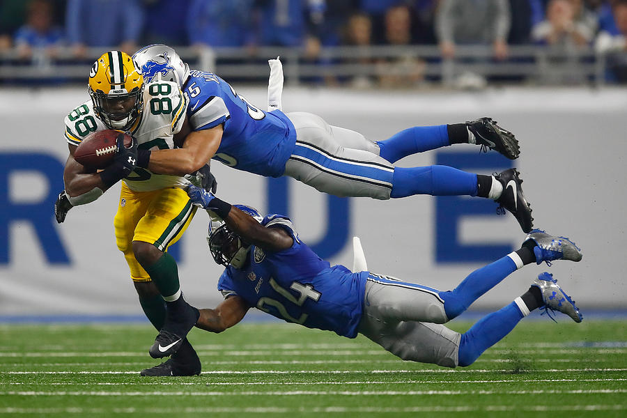 Green Bay Packers v Detroit Lions #76 Photograph by Gregory Shamus