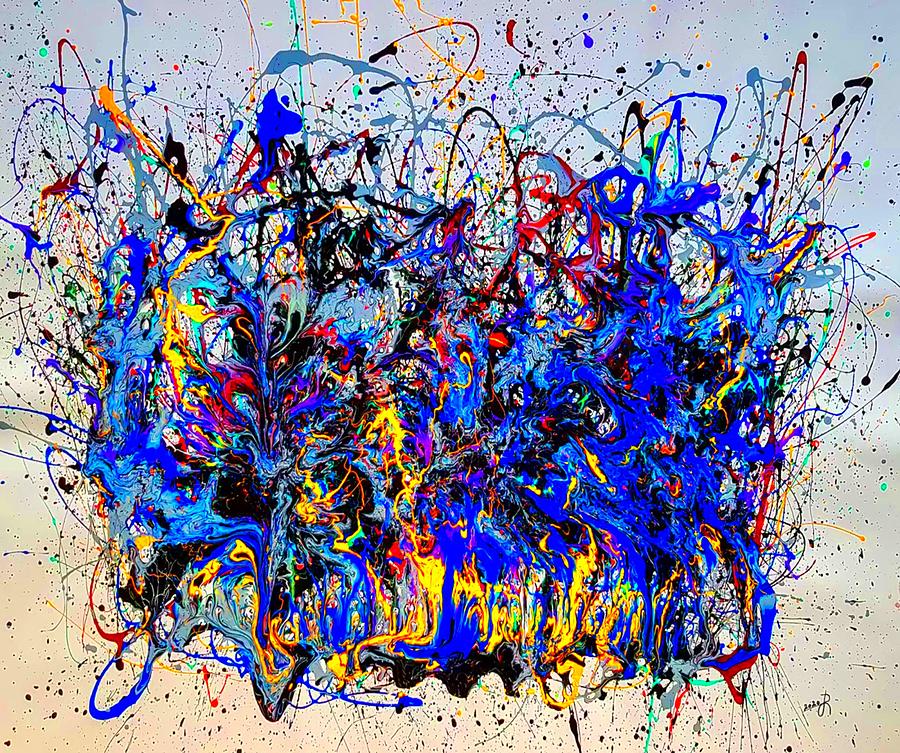Jackson Pollock Art Painting by Mouhcine Najimi Fine Art America