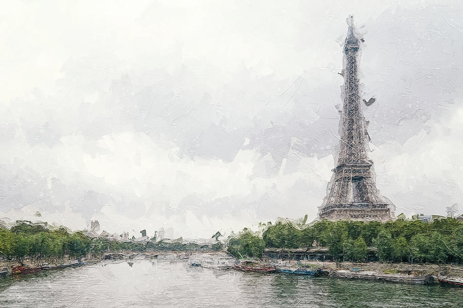 Paris is Forever #76 Digital Art by TintoDesigns