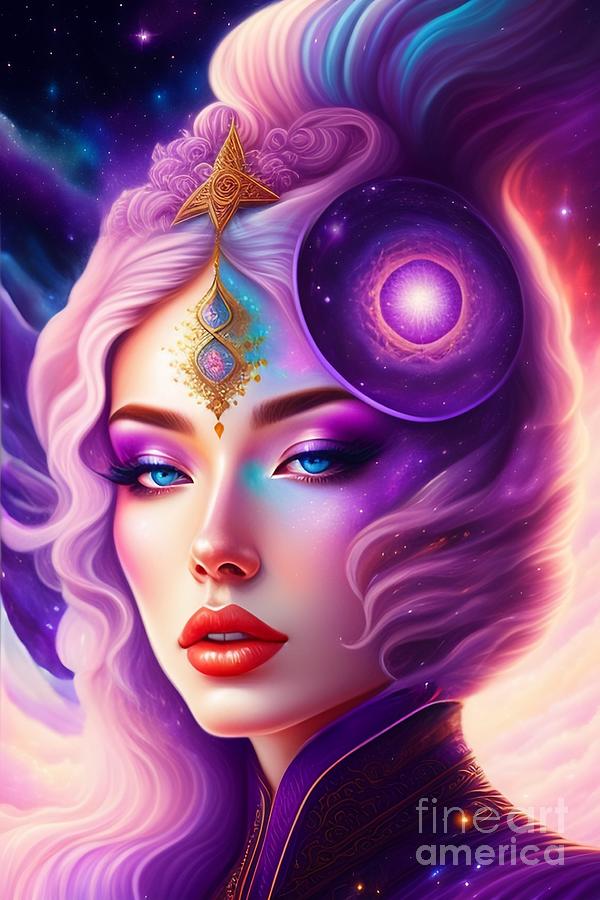 The Beautiful Woman Body Fantasy Universe Digital Art by Boon Mee ...