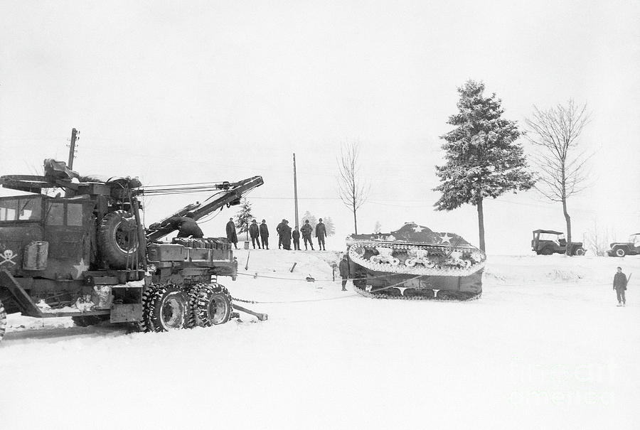 761st Tank Battalion, 1945 Photograph by Granger